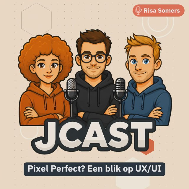 Thumbnail van aflevering Pixel Perfect? Een blik op UX/UI met Risa Somers