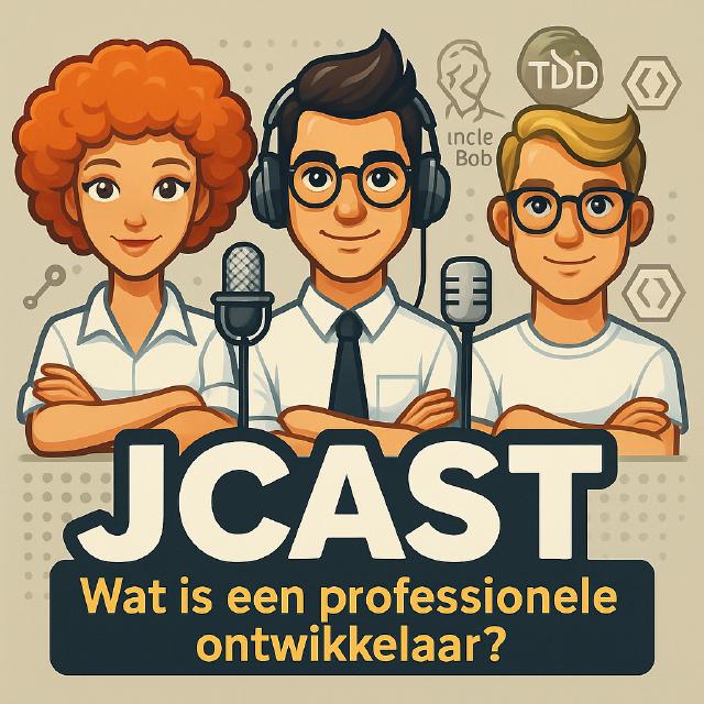 Thumbnail van aflevering Wat is een professionele ontwikkelaar? – Over Uncle Bob, zelfreflectie en groei als developer