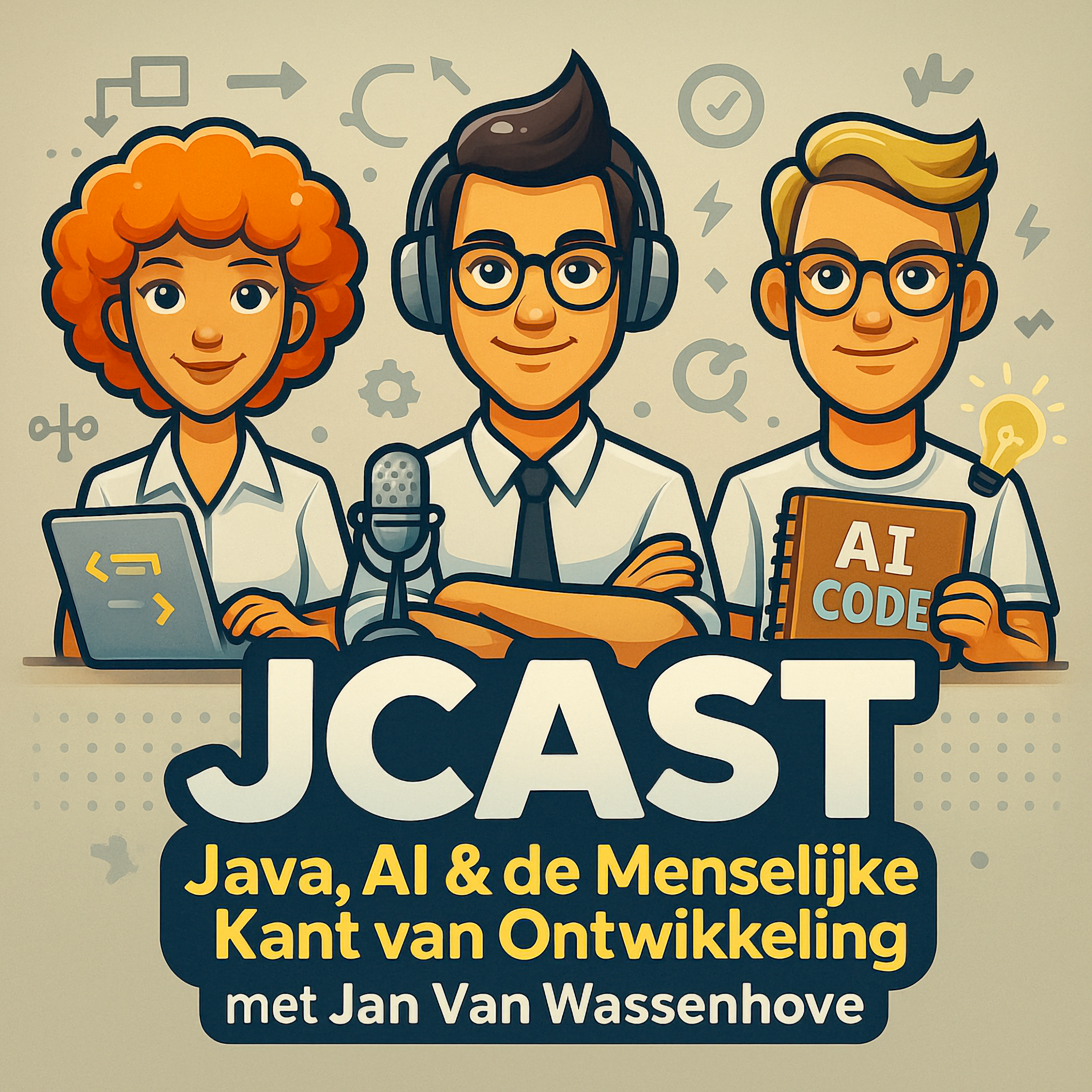 Thumbnail van aflevering AI, Java & de menselijke kant van ontwikkeling